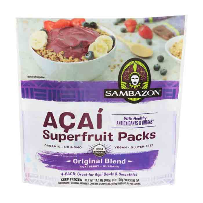 Sambazon - Smoothie Acai Original (4 pack), 14oz