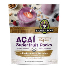 Sambazon - Superfruit Acai Strawberry Protein (4 pack), 15.5oz