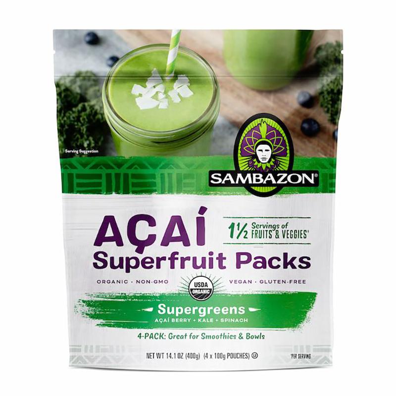 818411001284 - sambazon kale spinach smoothie pack