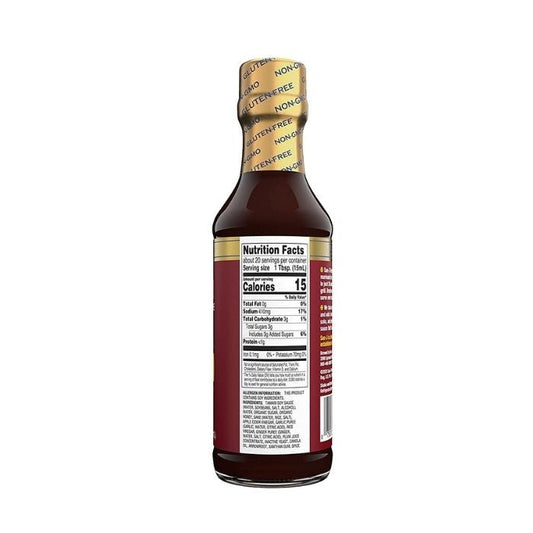 San-J - Gluten-Free Asian Teriyaki Sauce, 10fl oz - back