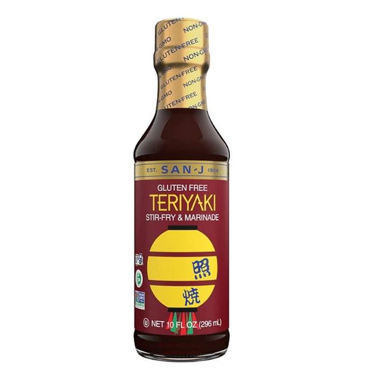 San-J - Gluten-Free Asian Teriyaki Sauce, 10fl oz - front