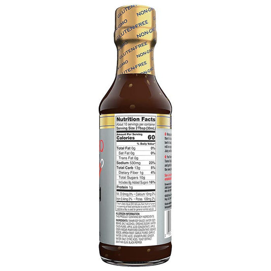 San-J - Gluten-Free Korean Bbq Marinade Sauce, 10fl oz - back