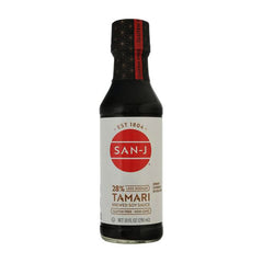 San J - Sauce Soy Tamari Reduced Salt, 10 OZ