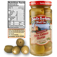 Santa Barbara - Olive Stuffed Feta Cheese Jar 5 oz - Pack of 6