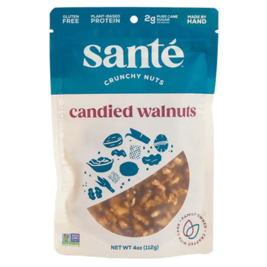 Sante Walnuts Cndied 4 Oz - Pack Of 6