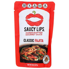 Saucy Lips: Classic Fajita Sauce , 8 Oz

 | Pack of 6 - PlantX US