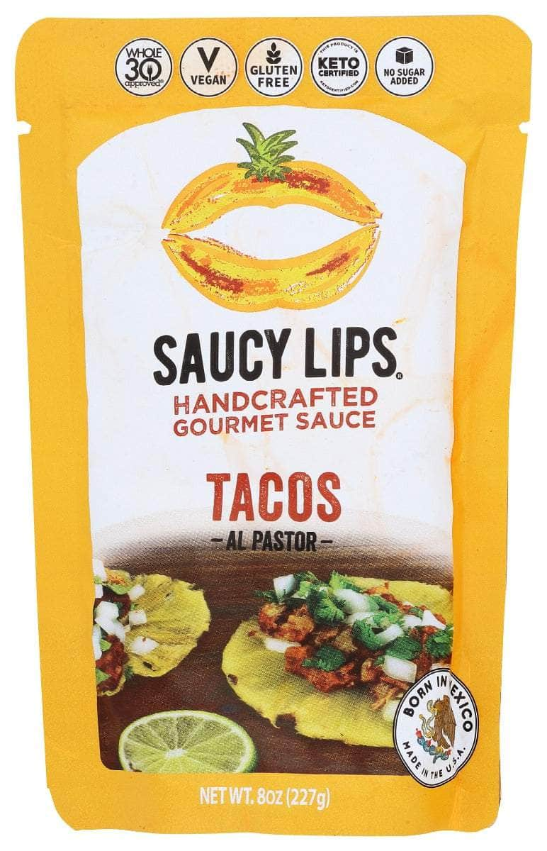 Saucy Lips: Taco Al Pasto Sauce , 8 Oz
 | Pack of 6 - PlantX US