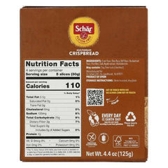 Schar - Gluten-Free Multigrain Crispbread back