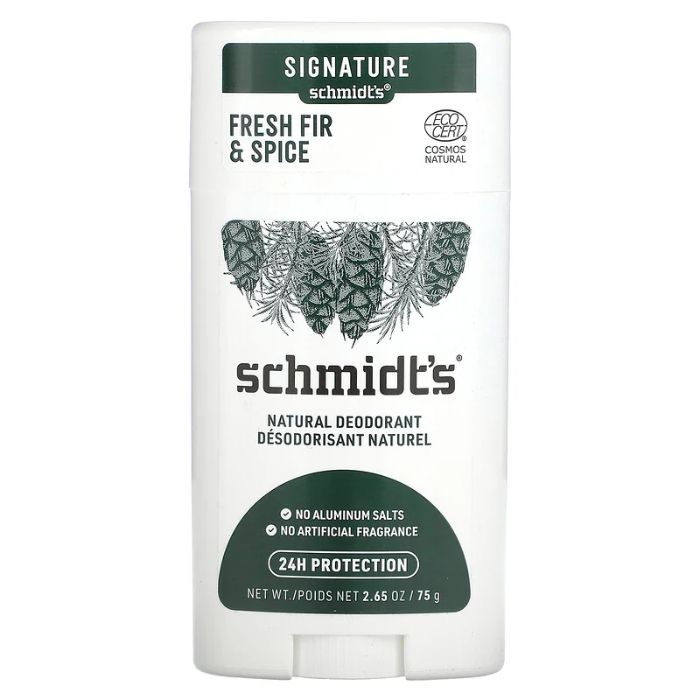 Schmidt's - Deodorant Spice Fresh Fir 2.65 Oz - Pack Of 3