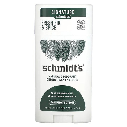 Schmidt's - Deodorant Spice Fresh Fir 2.65 Oz - Pack Of 3