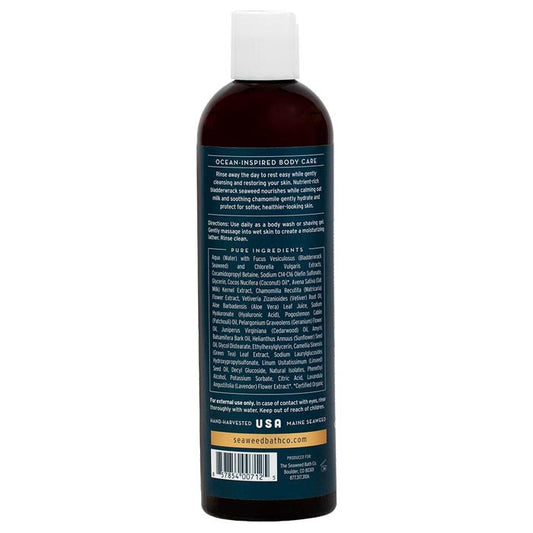 Seaweed Bath Co. - Sleep Restoring Body Wash, 12floz - back