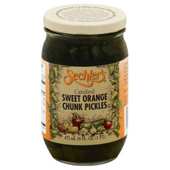 Sechler's - Pickle Candied Sweet Orange Chips, 16 oz | Pack of 6