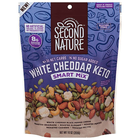 Second Nature - Trail Mix White Cheddar, 10 oz | Pack of 6