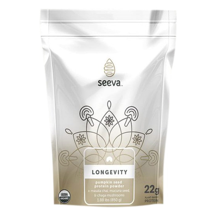 Seeva - Pumpkin Seed Protein Powders, Longevity, 30 oz