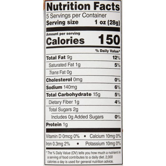 Sensible Portions - Chip Garden Veggie BBQ Canister 5 oz - Pack of 12