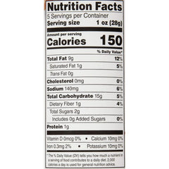 Sensible Portions - Chip Garden Veggie BBQ Canister 5 oz - Pack of 12