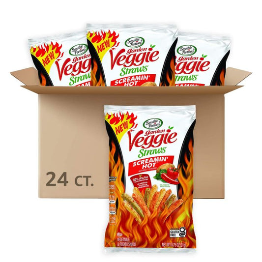 Sensible Portions - Chips Garden Veggie Sour Cream & Onion Hot, 0.75 oz | Pack of 24