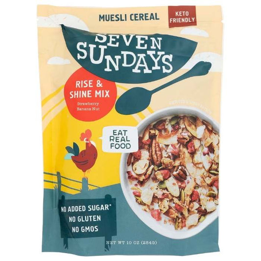 Seven Sundays - Muesli Rise & Shine Mix, 12oz - front