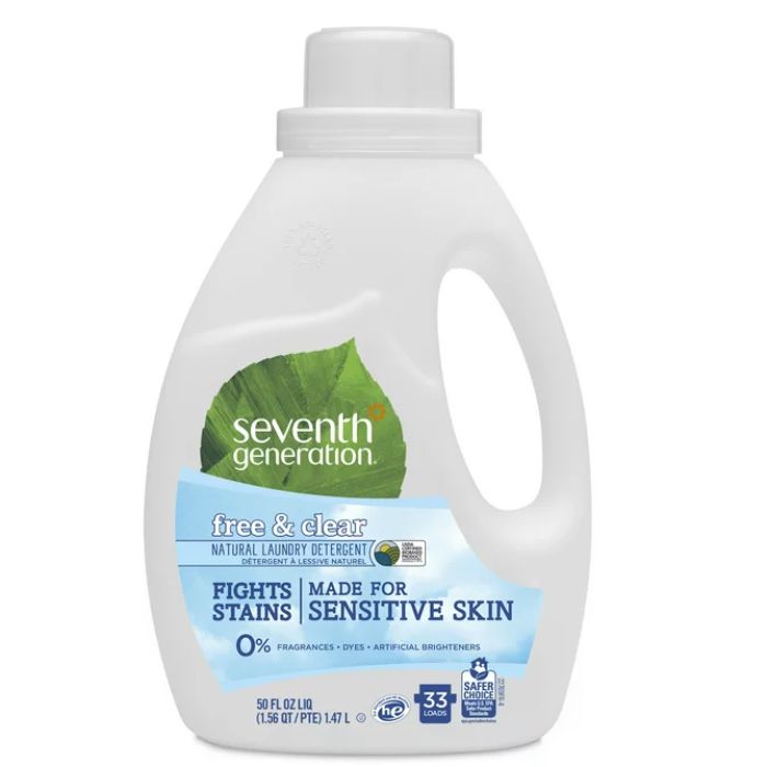 Seventh Generation - Laundry Liquid Free & Clear 4X, 50 oz | Pack of 6