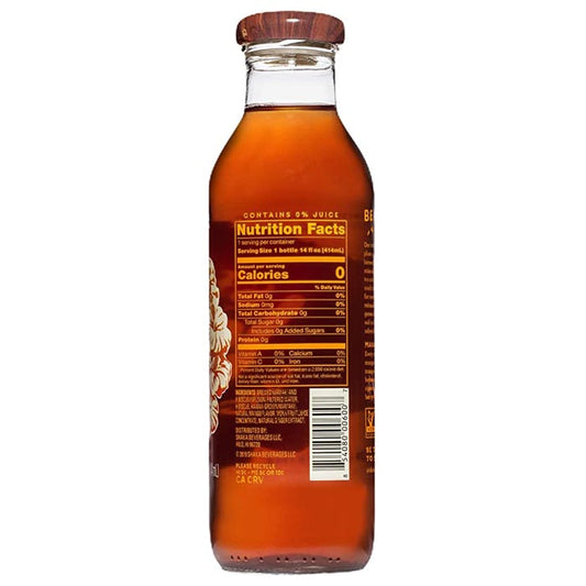 Shaka Tea - Herbal Tea Drink - Mango Hibiscus, 14oz - back
