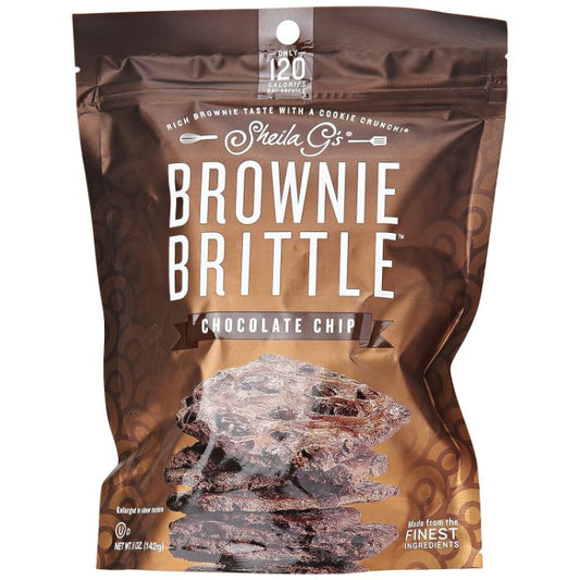 Sheila Gs Brownie Brittle Choc Chip 5 oz - Pack Of 12