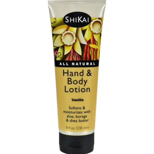 Shikai - Hand and Body Lotion Vanilla, 8 Fl Oz | Pack of 3