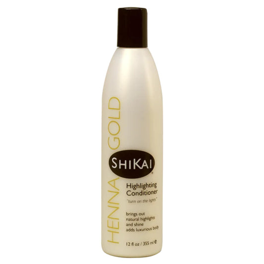 Shikai - Henna Gold Highlighting Conditioner,12 Fl Oz  | Pack of 3