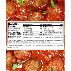 Shroomeats - Mushroom Balls, 8.8oz - Back