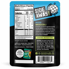 Sideway Foods - Riced Broccoli, 8.5oz - back