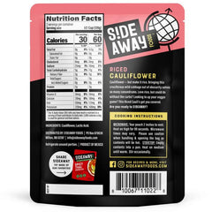 Sideway Foods - Riced Cauliflower, 8.5oz - back
