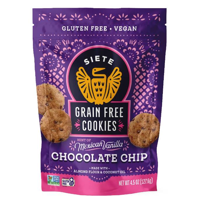 Siete - Grain-Free Cookies Mexican Vanilla Chocolate Chip, 4.5oz