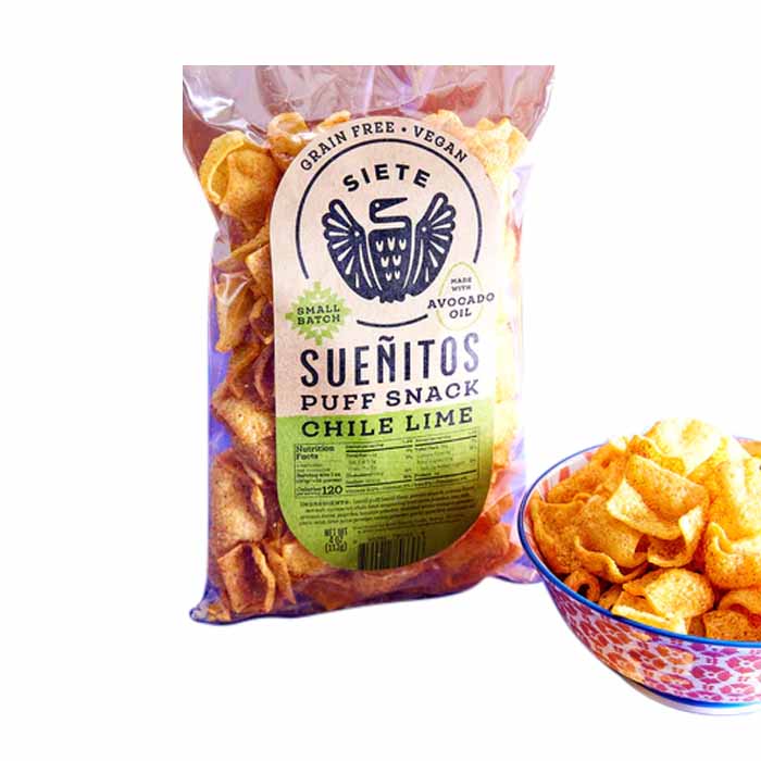 Siete - Puffs - Chili Lime, 4oz