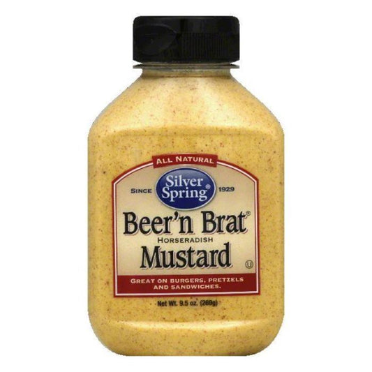 Silver Springs Mustard Beer & Brat 9.5 Oz - Pack Of 9