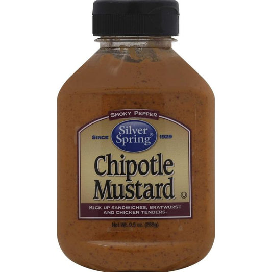 Silver Springs Mustard Chipotle 9.5 Oz - Pack Of 9