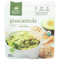 Simply Organic - Guacamole Dip Mix, 4oz - Front