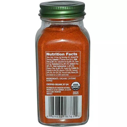 89836187611 - simply organic cayenne back