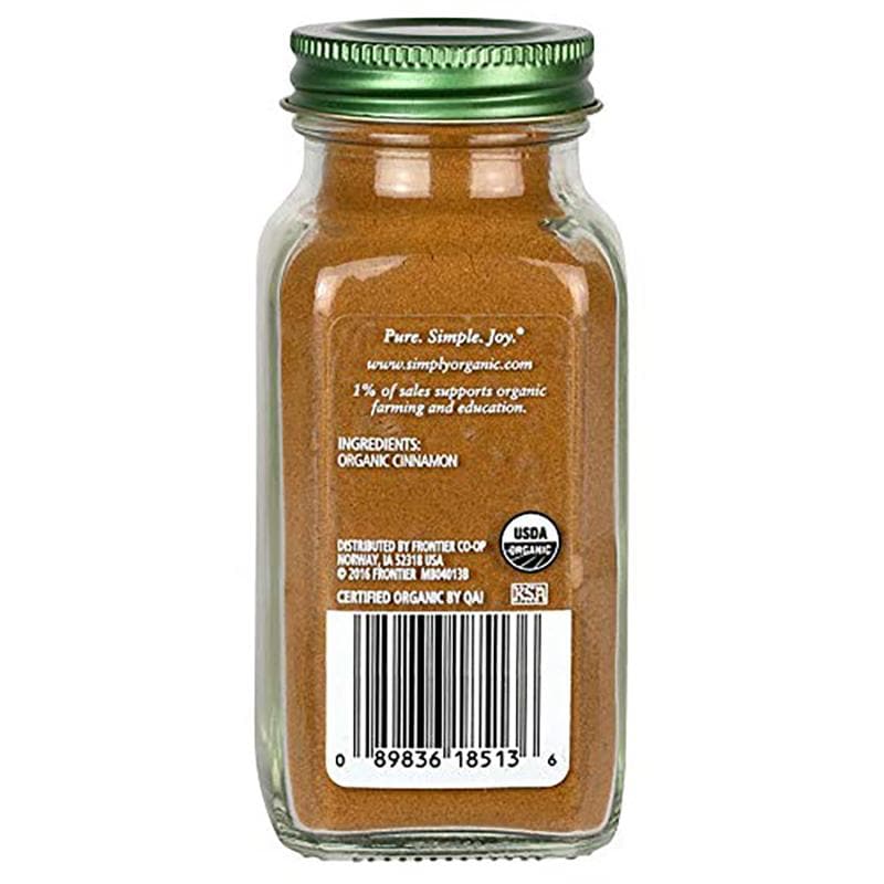 89836185136 - simply organic cinnamon back