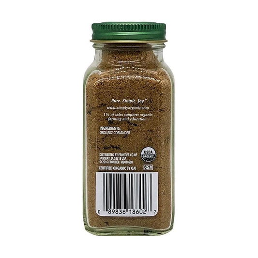 89836186027 - simply organic coriander back