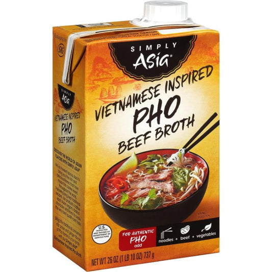 Simply Asia Broth Vietanmese Pho Beef 26 Oz - Pack Of 6