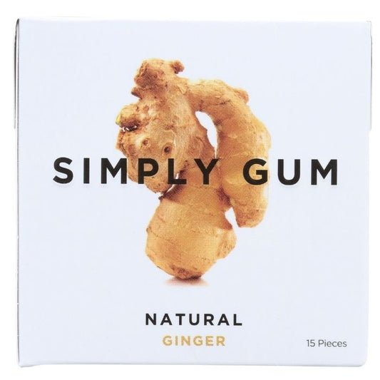 Simply Gum - Ginger Gum, 15ct - front