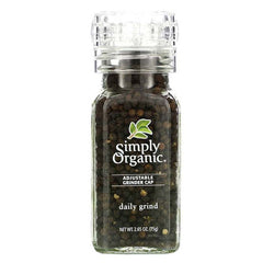 Simply Organic - Daily Grind - Black Peppercorns, 2.65oz