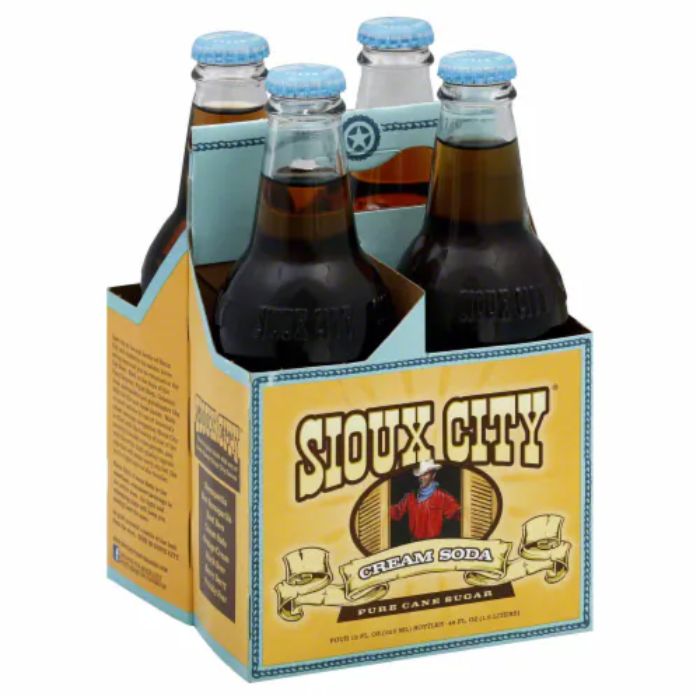 Sioux City - Cream Soda, 4Pk - 48 Fo - Pack Of 6