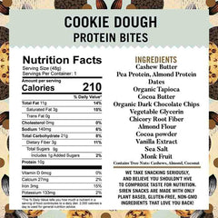 Siren - Chocolate Chip Cookie Dough Protein Bites , 1.7oz - back