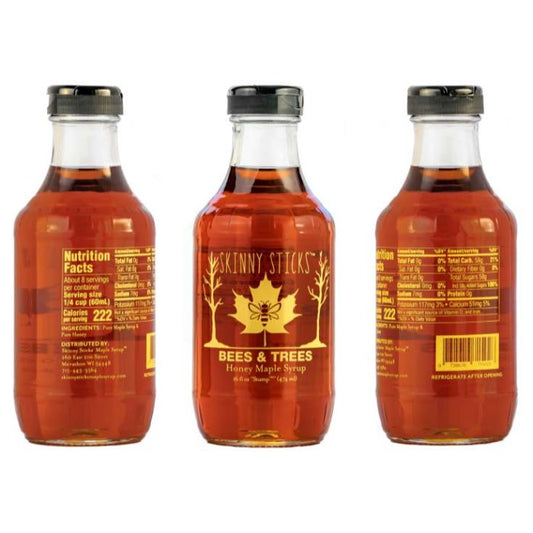 Skinny Stick Syrup Maple Honey Blend 16 Fo - Pack Of 6