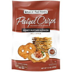 Snack Factory Pretzel Crisp Hny Mstrd&O 7.2 Oz - Pack Of 12