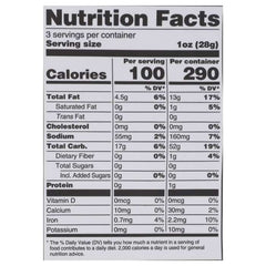 Snacklins - Plant Crisps Cinnamon Churro, 3oz - back