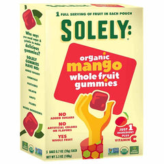 Solely - Organic Whole Fruit Gummies - Mango, 3.5oz 