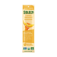 Solely Fruit Jerky Banana Organic , 0.8 oz
 | Pack of 12 - PlantX US