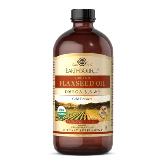 Solgar - Earth Source Flaxseed Oil, 16 Oz Softgels