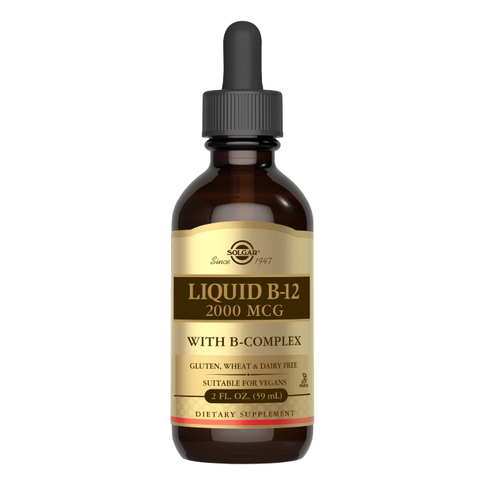 Solgar - Sublingual, Liquid B-12, 2000 mcg, 2 Oz